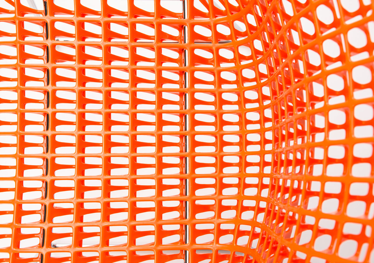 Moire orange designer Chair stackable Movisi modular furniture ton haas