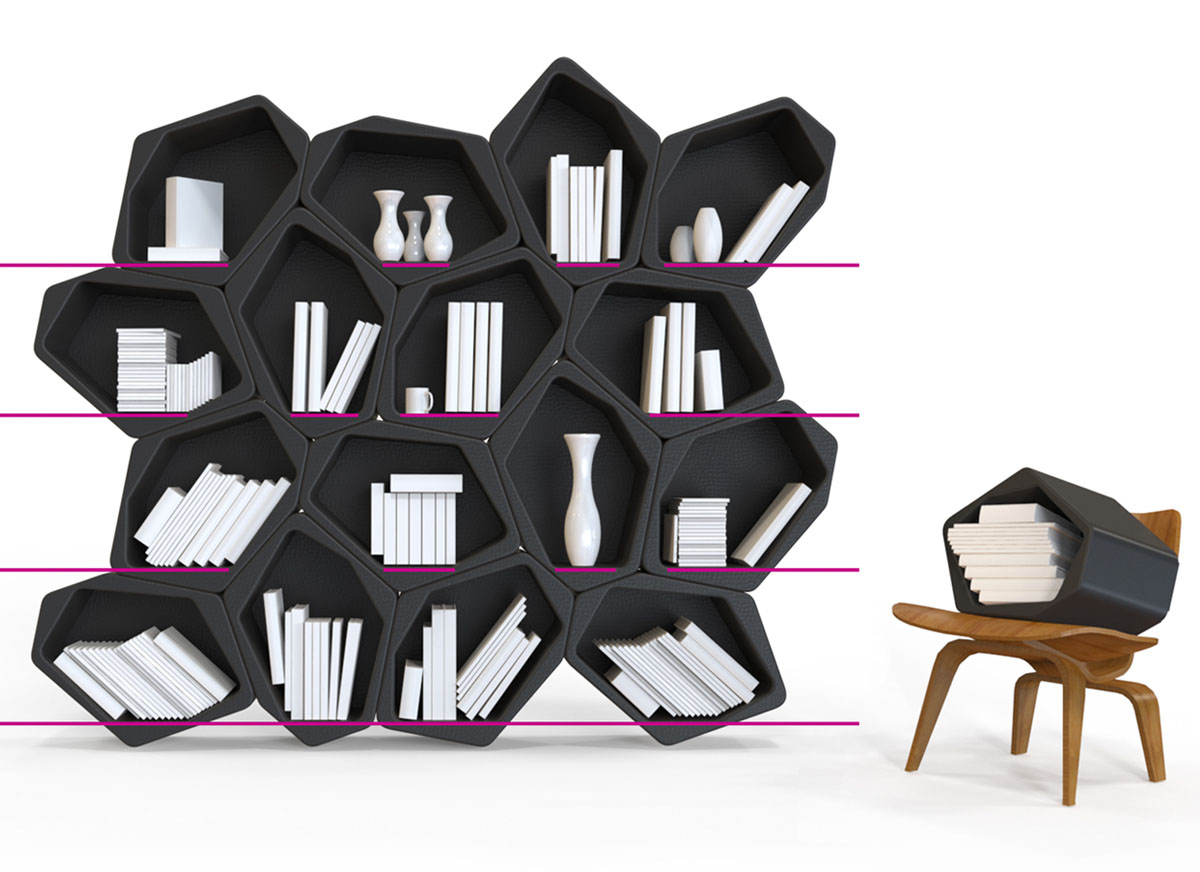 extendable shelves modular furniture Movisi bookcase Build