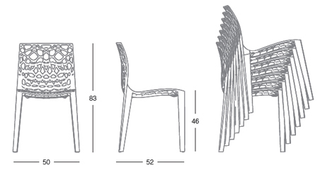 Coral chair dimensions movisi