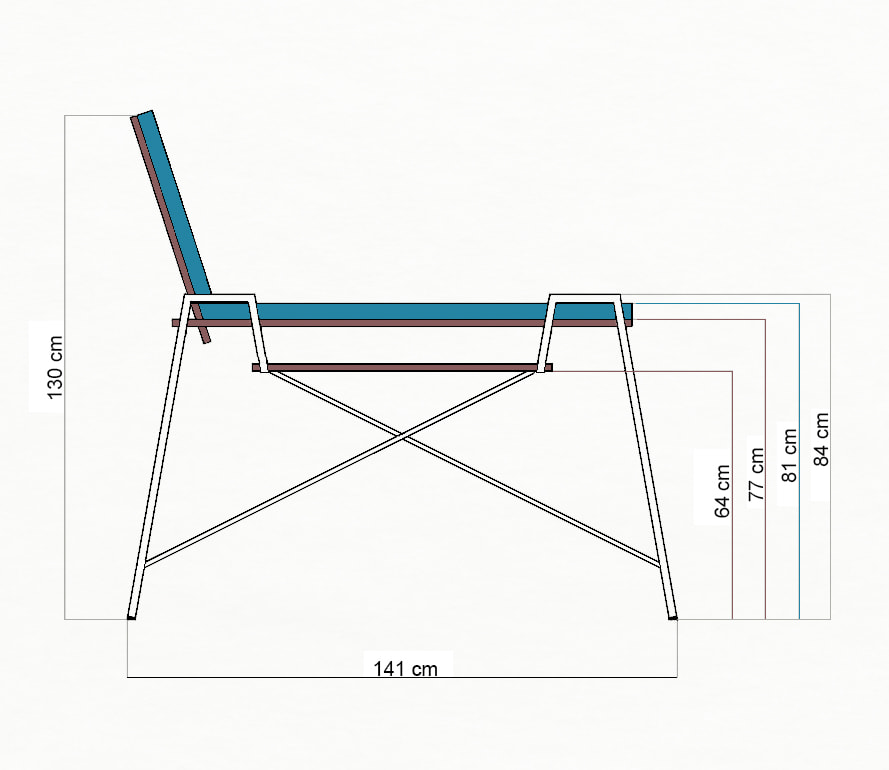 Dimensions DREAM window seat Movisi