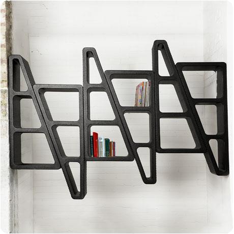 Make Shift shelving black