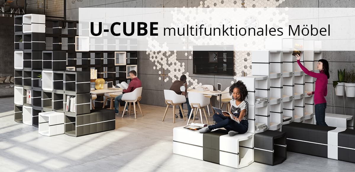 Movisi modulare bueromoebel wuerfel kubus modul moebel multifunktionale raumteiler cube